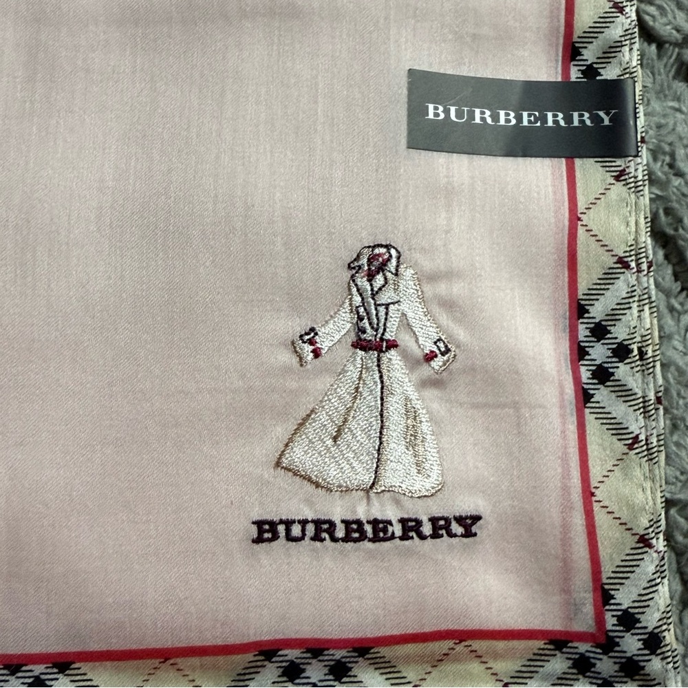 Burberry Beige and Pink Scarf cotton - Picture 16 of 16